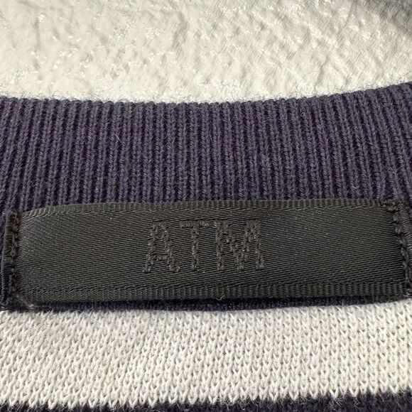 ATM Anthony Thomas Melillo Pique Striped T-Shirt Dress Stripped Size Small - Picture 5 of 11